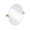 Spegel - Burlington oval, guld