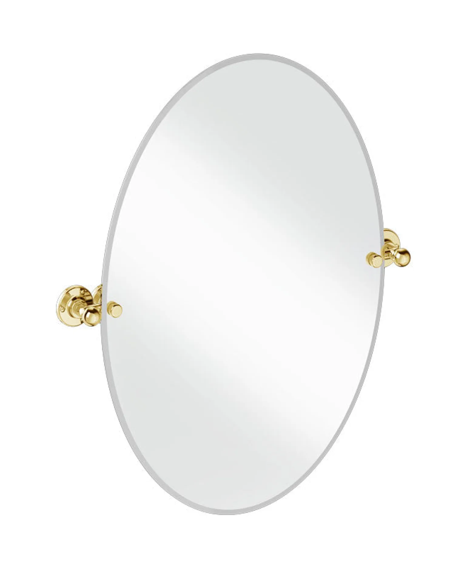 Spegel - Burlington oval, guld