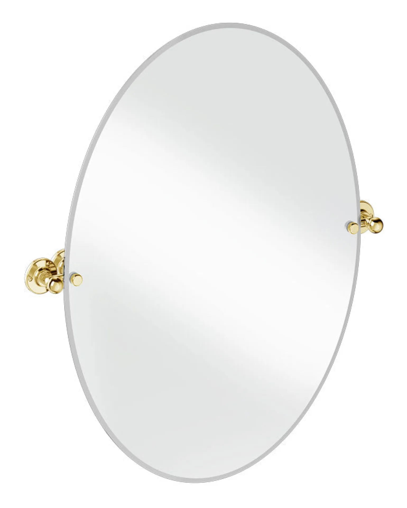 Spegel - Burlington oval, guld