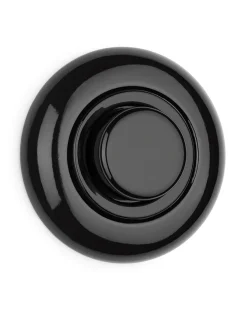 Strömbrytare insats - LED-dimmer svart porslin