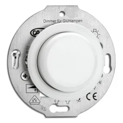 Strömbrytare insats - LED-dimmer vitt porslin