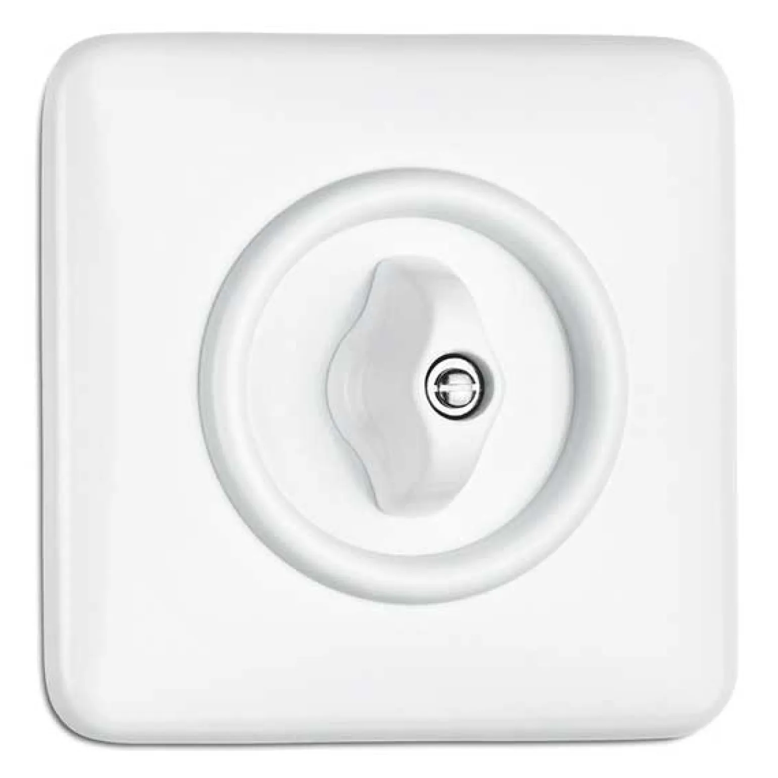 Strömbrytare kvadrat duroplast - Trappströmbrytare (vrid)