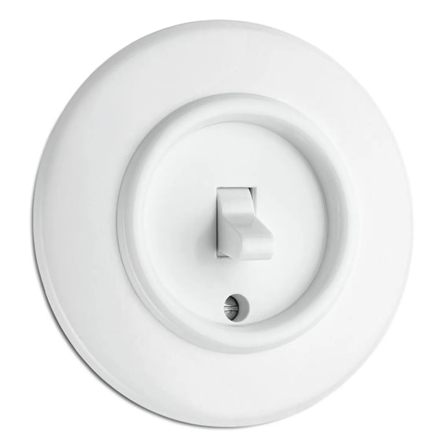 Strömbrytare rund duroplast - Korsströmbrytare (vipp)
