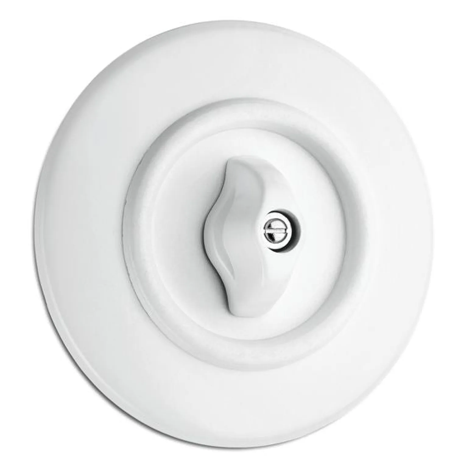 Strömbrytare rund duroplast - Kronströmbrytare (vrid)