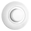 Strömbrytare rund vitt porslin - Universaldimmer PRO LED