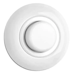 Strömbrytare rund vitt porslin - Universaldimmer PRO LED