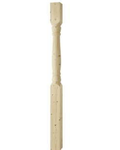 Svarvad pelare - Stolpe gran 2500 x 170 mm