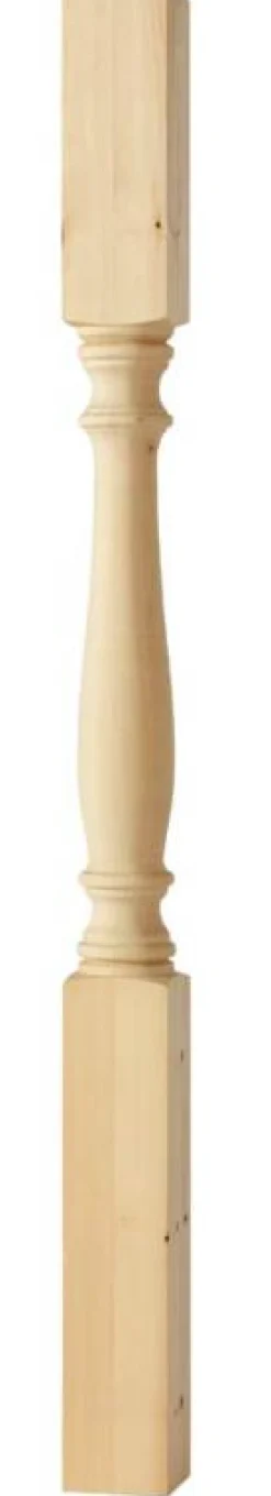 Svarvad stolpe - Furu 1180 x 85 mm