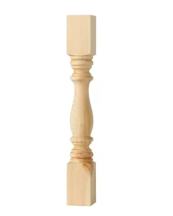 Svarvad stolpe - Furu 500 x 65 mm