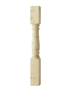 Svarvad stolpe - Gran 1180 x 130 mm