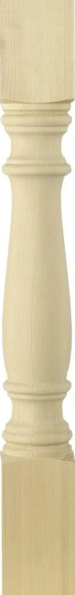 Svarvad stolpe till trappräcke - Furu 85 x 700 mm