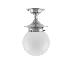 Taklampa - Dahlberg 80 nickel, klotskärm