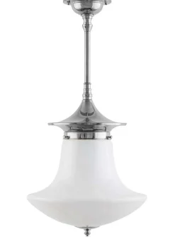 Taklampa - Dahlbergspendel 100 nickel, klottrattskärm