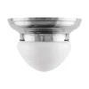 Taklampa - Frödingplafond 200 nickel, opalvit skärm