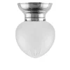 Taklampa - Frödingplafond 100 nickel, slipat mattglas