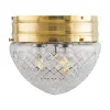 Taklampa - Heidenstamplafond 200 mässing, klarglas