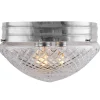Taklampa - Heidenstamplafond 300 nickel, klarglas
