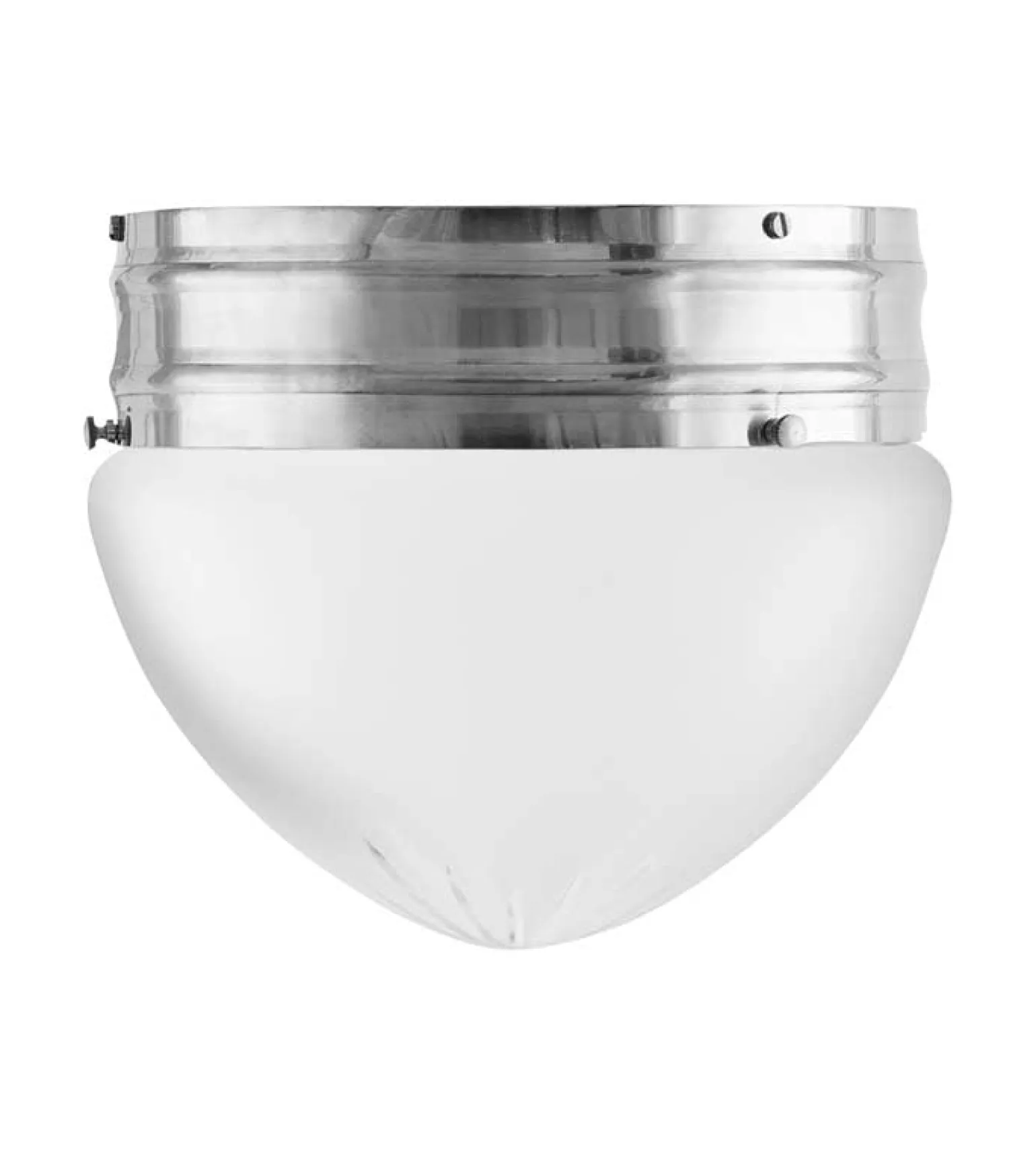 Taklampa - Heidenstamplafond 200 nickel, mattglas