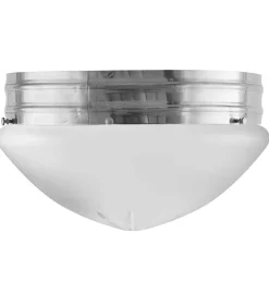 Taklampa - Heidenstamplafond 300 nickel, mattglas