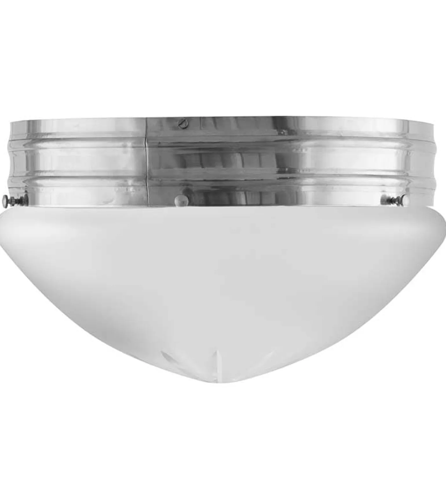 Taklampa - Heidenstamplafond 300 nickel, mattglas
