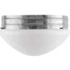 Taklampa - Heidenstamplafond 300 nickel, opalvit