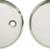 Täckskylt nickel 55 mm - För dörrhål