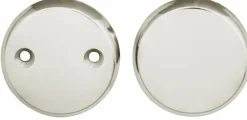Täckskylt nickel 55 mm - För dörrhål