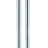 Teleskop rörskydd max 790 mm till vattenrör - Krom