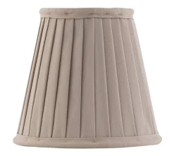 Textilskärm d130 (Klämf/Beige)