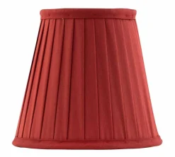 Textilskärm d130 (Klämf/Röd)