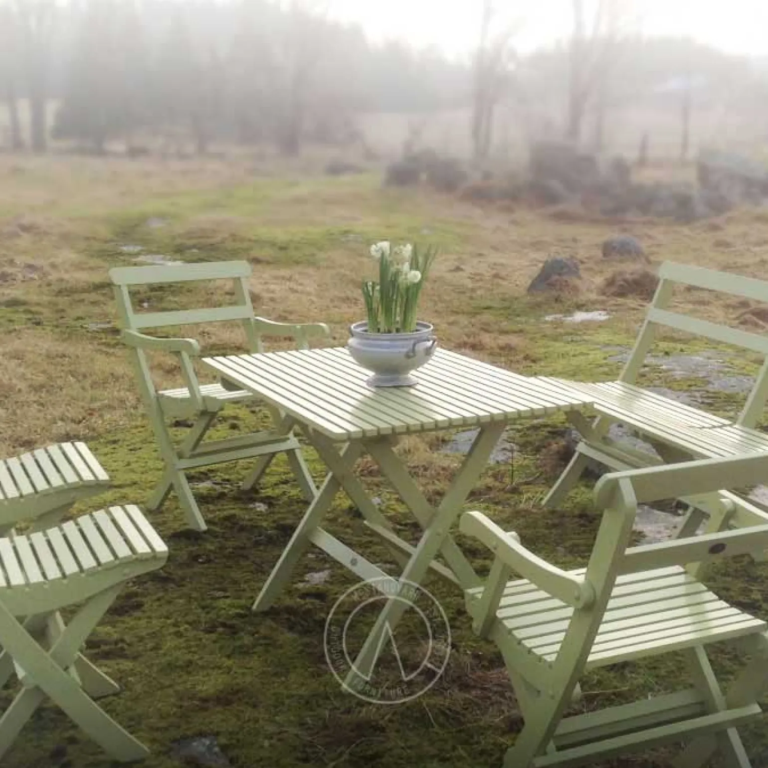 Trädgårdsstol Solbacka - Karmstol, hopfällbar