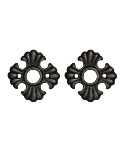 Tryckesbricka - Gjutjärn ornamenterad 72 mm