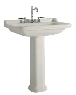 Tvättställ Art Deco 80 cm, piedestal
