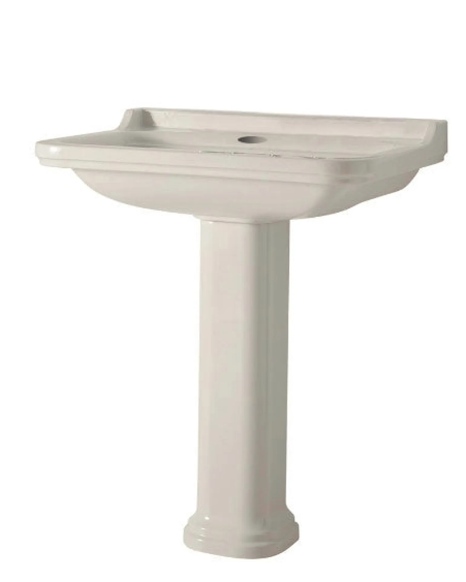 Tvättställ Art Deco 80 cm, piedestal