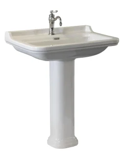 Tvättställ Art Deco 80 cm, piedestal