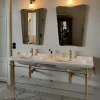Tvättställ Art Deco - Dubbelt 150 cm