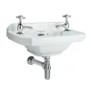 Tvättställ Bayswater Fitzroy - 52 cm porslin 2-hål