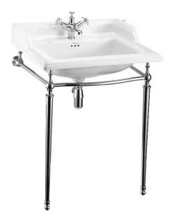 Tvättställ - Burlington Classic 65 cm, kromställning
