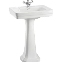 Tvättställ - Burlington Clean 58 cm med piedestal