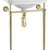 Tvättställ Burlington - Edwardian JR 51 cm med mässingsställning