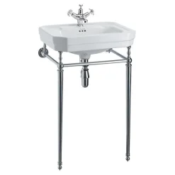 Tvättställ - Burlington Victorian 56 cm med kromställning