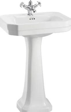 Tvättställ - Burlington Victorian 56 cm med piedestal