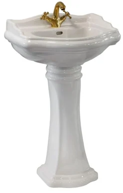 Tvättställ Camden - 55 cm, piedestal