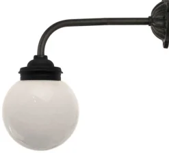 Utomhuslampa - Gårdslampa 90° lång böj