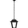 Utomhuslampa - Lykthus med kedja & glasbotten L4