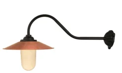 Utomhuslampa - Stallampa 90° krok, kopparskärm