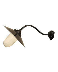 Utomhuslampa - Stallampa 45° krok, svart skärm