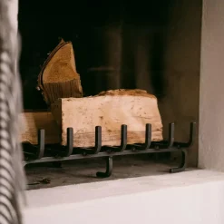 Vedgaller smidesjärn – Öppen spis stor