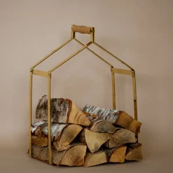 Vedhämtare - Mässing 51 x 38 x 20 cm