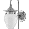 Vägglampa - Fryxell nickel, klarglas